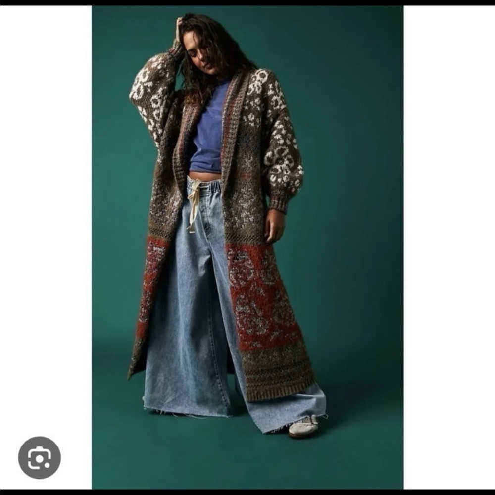 NWT Free people climbing vines cardi xs